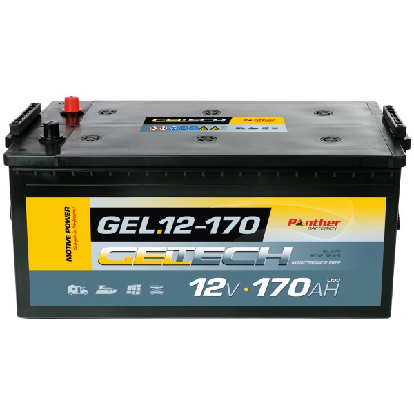 GEL-TECH 12V 170Ah GEL Versorger-Batterie