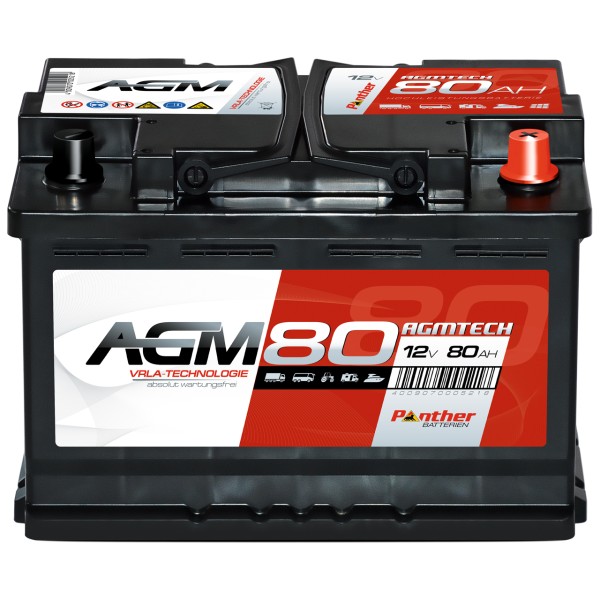 AGM80 VRLA-TECH 12V 80 Ah