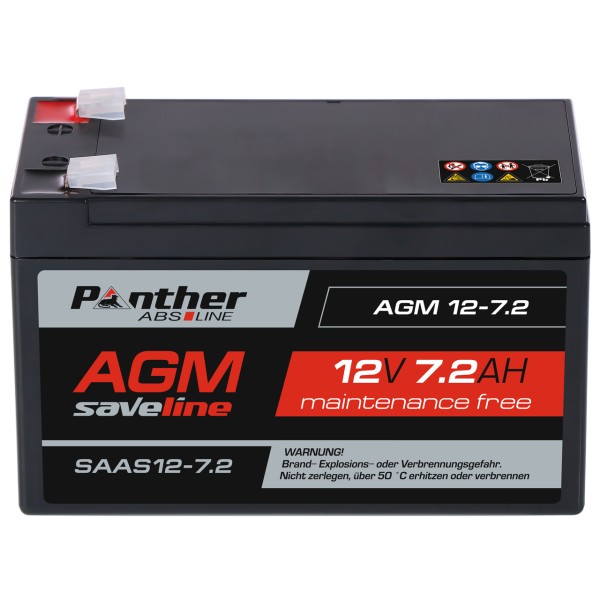 AGM-Batterie 12V 7.2 Ah