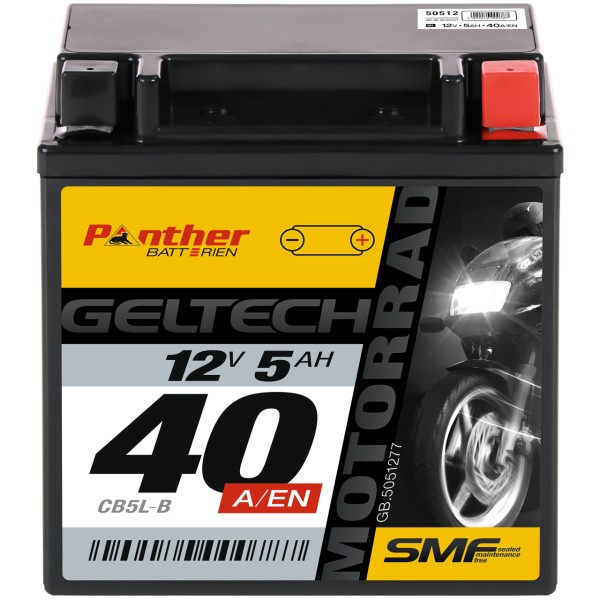 Gelbatterie 50512 12V 5Ah CB5L-B