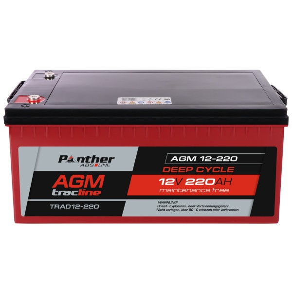 AGM-DC-Batterie 12V 220 Ah (20HR)