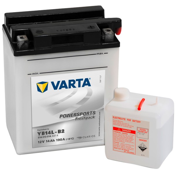Varta POWERSPORTS Fresh Pack 12V 14Ah YB14L-B2