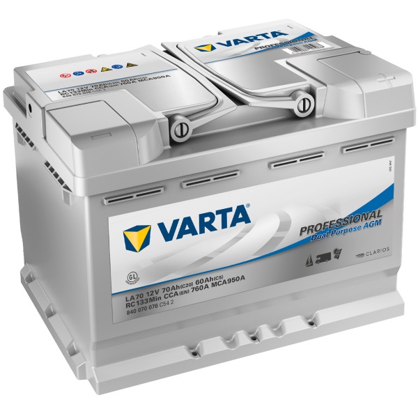 VARTA Professional AGM LA70 12V 70Ah 760A/EN