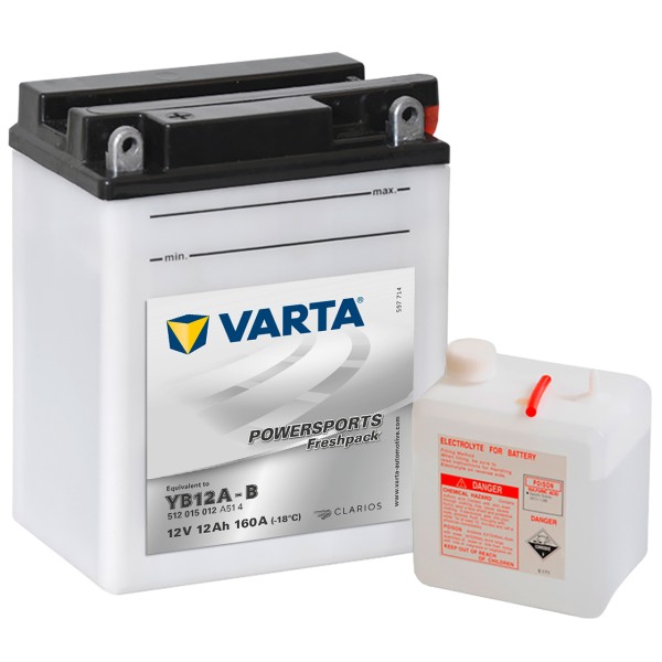 Varta POWERSPORTS Fresh Pack 12V 12Ah YB12A-B