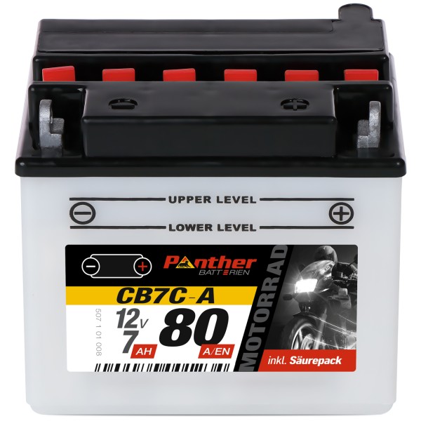 Motorradbatterie 50701 12V 7Ah CB7C-A