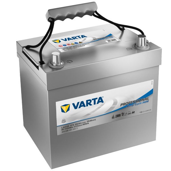 VARTA Professional DC AGM LAD85 12V 85Ah 510A/EN gefüllt