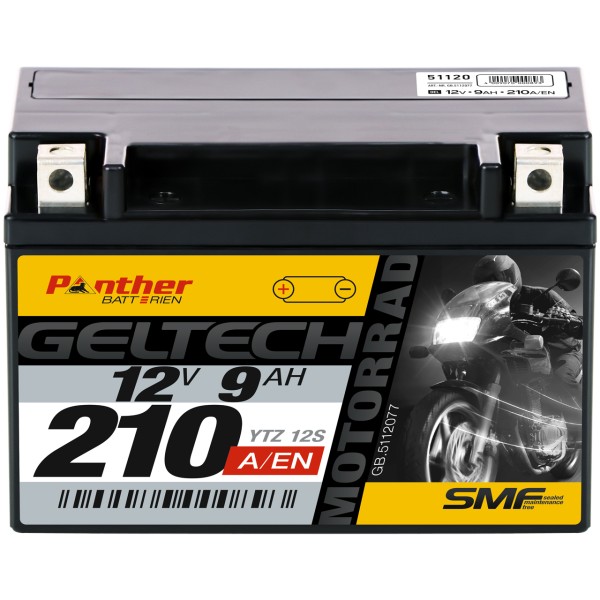 Gelbatterie 51120 12V 9Ah YTZ12-S