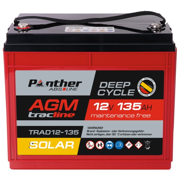 AGM-DC-Batterie SOLAR 12V 135 Ah (20HR)