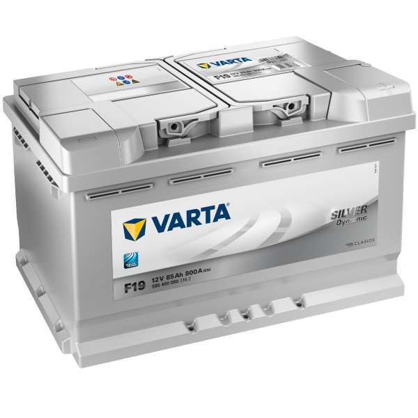 VARTA SILVER dynamic F19 12 V 85 Ah 800 A/EN gefüllt