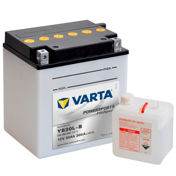 VARTA POWERSPORTS Fresh Pack 12V 30Ah 300A/EN YB30 L-B