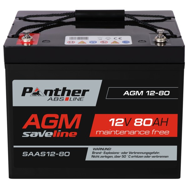 AGM-Batterie 12V 80 Ah