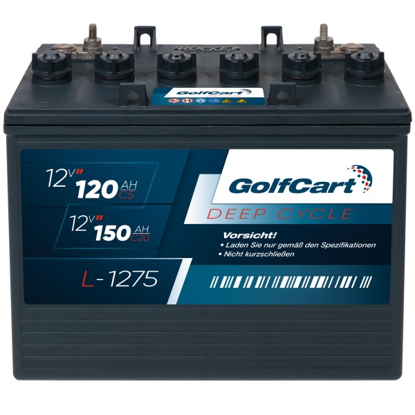 Rocket GolfCart Batterie L-1275 12V 150 Ah gefüllt