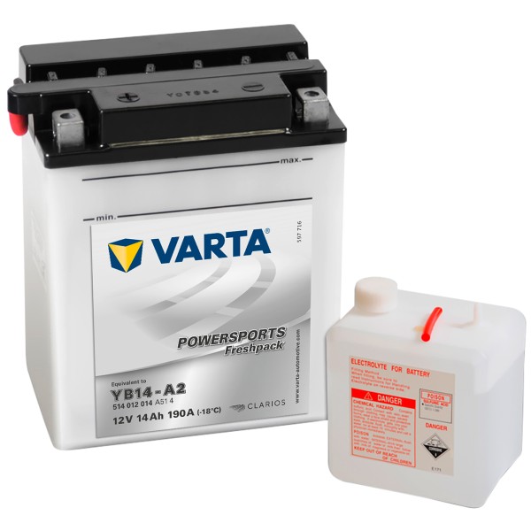 Varta POWERSPORTS Fresh 12V 14Ah YB14-A2