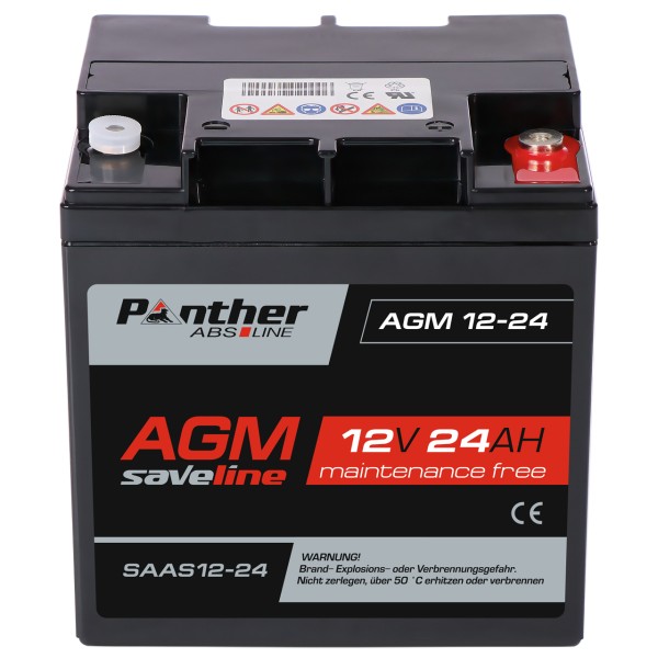 AGM-Batterie 12V 24 Ah