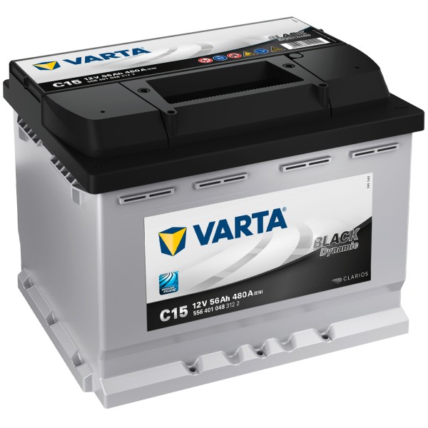 VARTA BLACK dynamic C15 12V 56Ah 480A/EN gefüllt