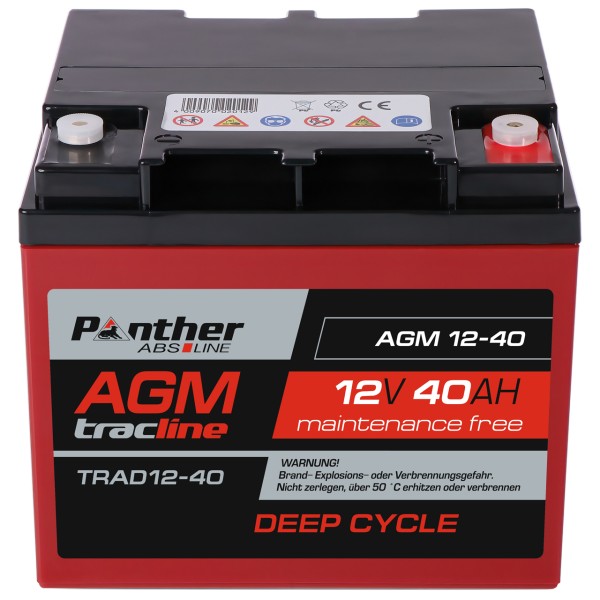 AGM-DC-Batterie 12V 40 Ah (20HR)