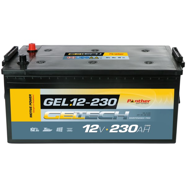 GEL-TECH 12V 230Ah GEL Versorger-Batterie