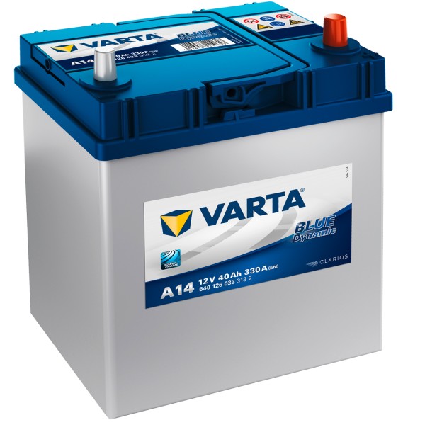 VARTA BLUE dynamic A14 12V 40Ah 330 A/EN gefüllt