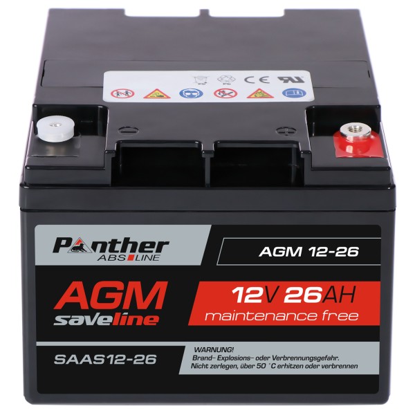 AGM-Batterie 12V 26 Ah