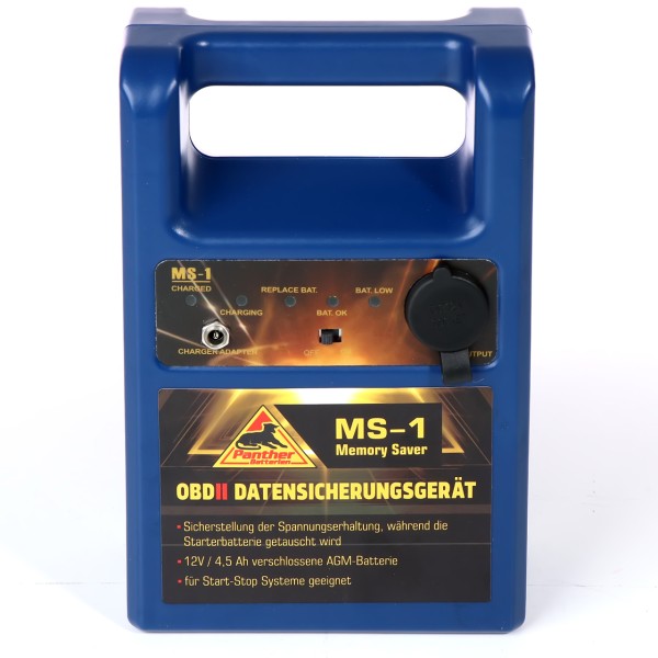Spannungserhaltungsgerät MS-1 12 V inkl. 12V Batterie 6 Monate Garantie