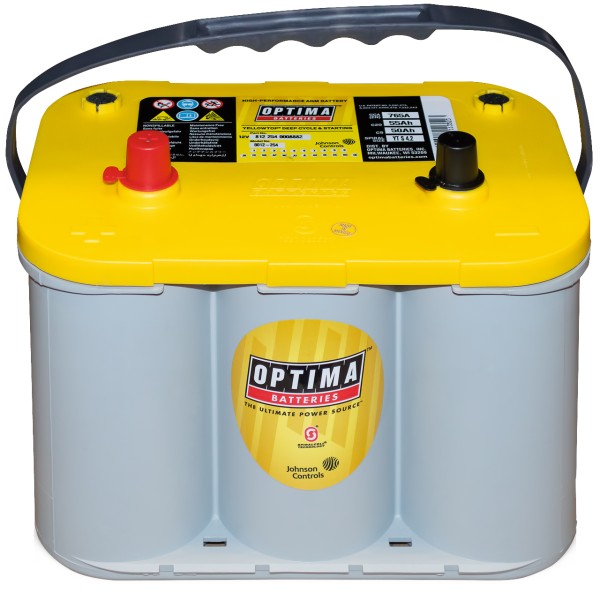 Optima YellowTop YTS - 4,2L 12 V 55 Ah 765 A/EN gefüllt