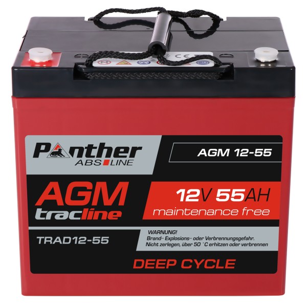 AGM-DC-Batterie 12V 55 Ah (20HR)