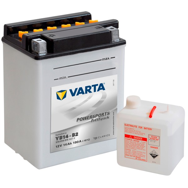 VARTA POWERSPORTS Fresh Pack 12V 14Ah 140A/EN YB14-B2