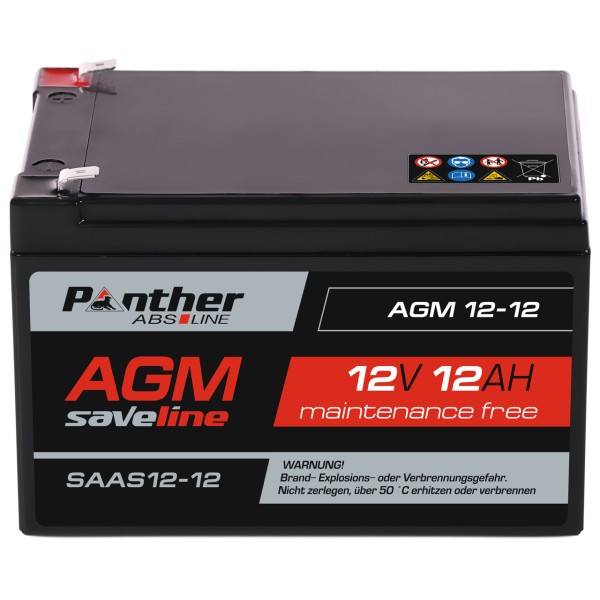 AGM-Batterie 12V 12 Ah