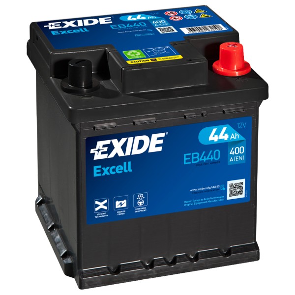 Exide Excell EB440 12V 44 Ah 400 A/EN