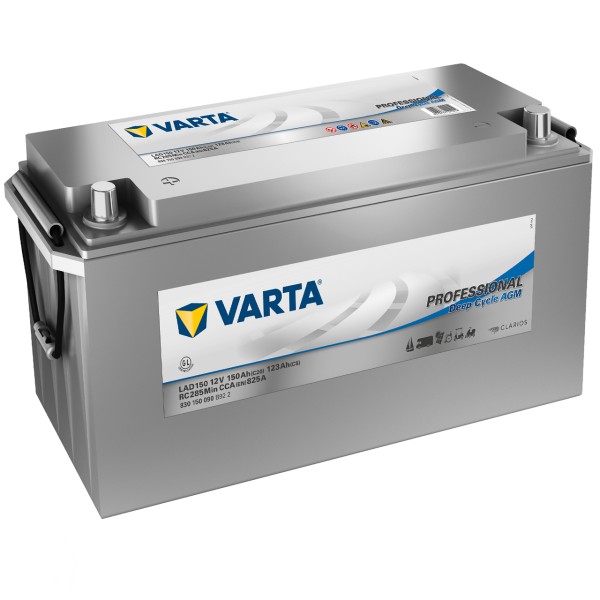 VARTA Professional DC AGM LAD150 12V 150Ah 900A/EN gefüllt