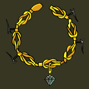 Ember Darkfire's Tail Bracelet Talisman