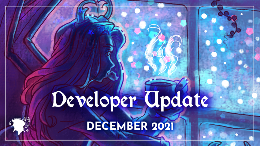 Dec 2021 dev update blog graphic