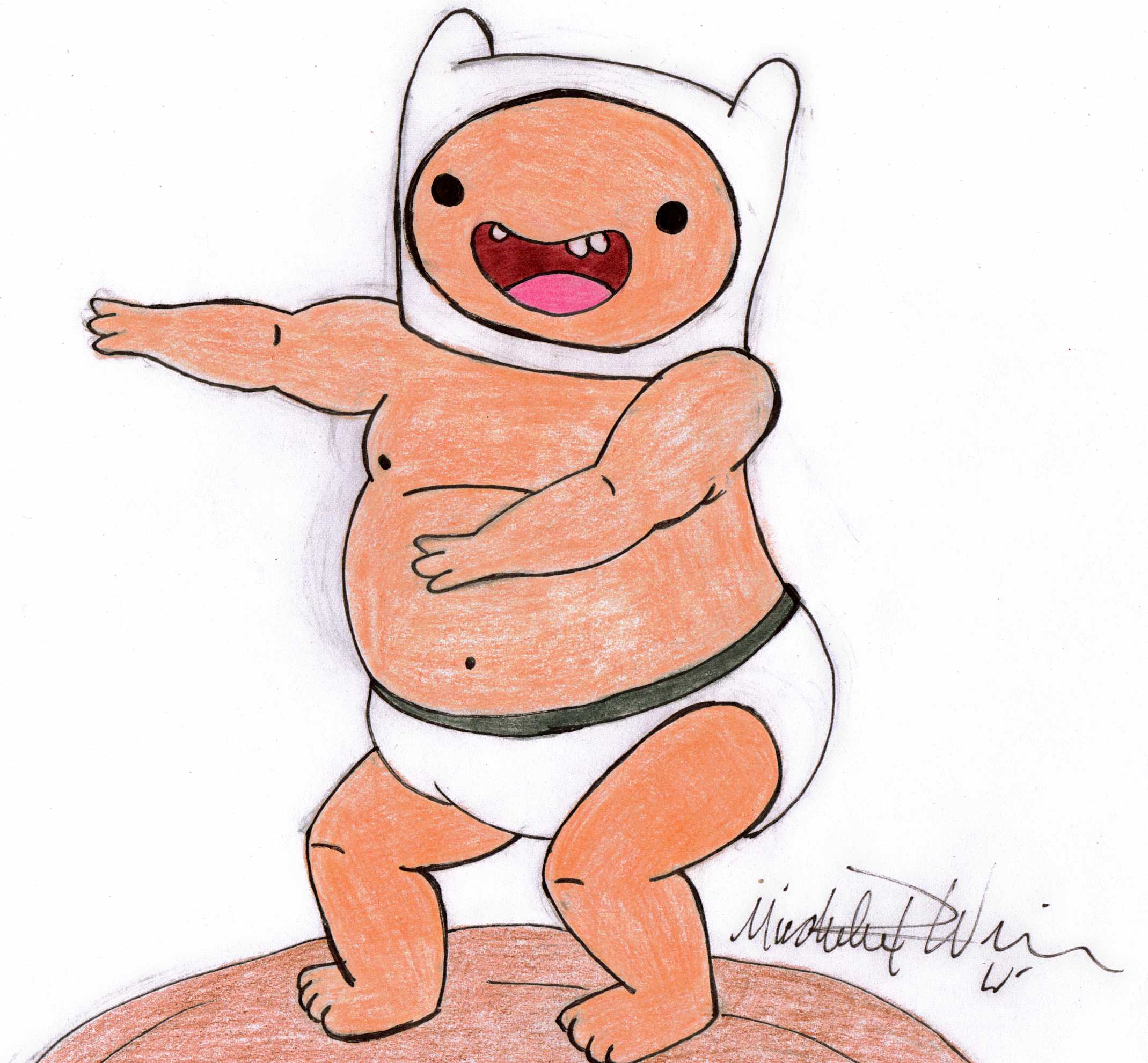 buff baby adventure time