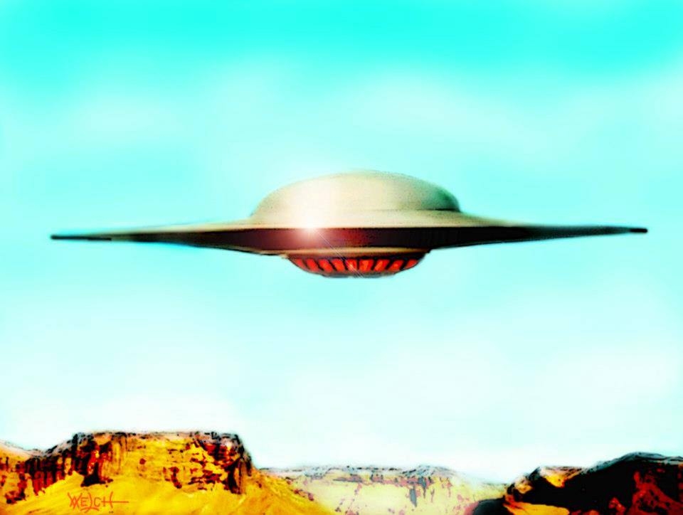 Forbidden Planet Flying Saucer 2515