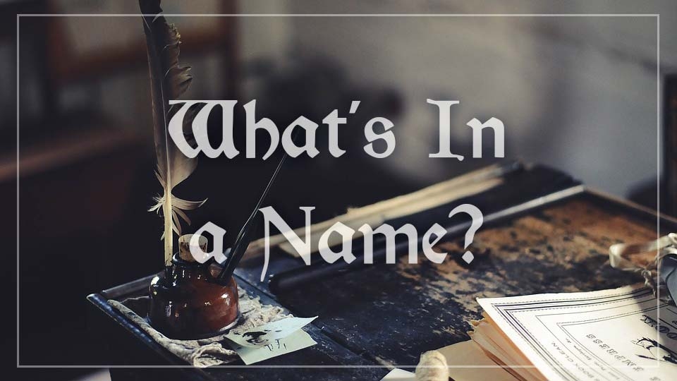 What's in a name?