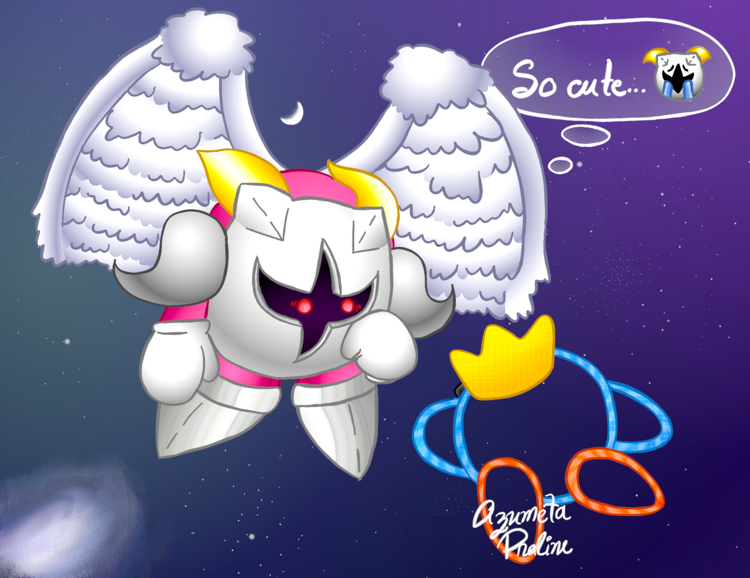 meta knight and kirby father and son