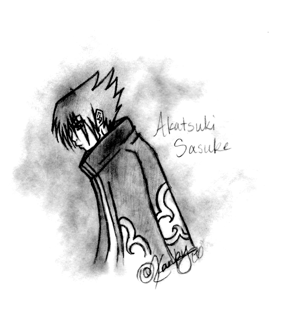 sasuke uchiha akatsuki drawings