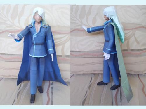 Kunzite papercraft