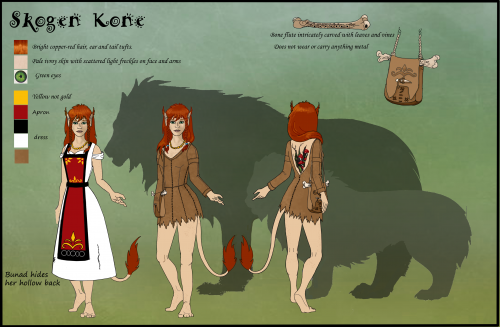 Character Ref. Skogen Köne