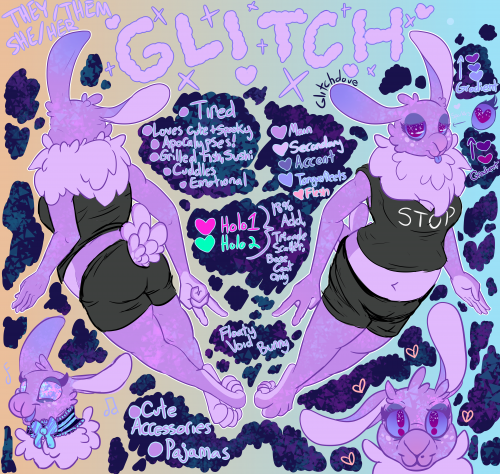 New Fursona - Glitch Bunny