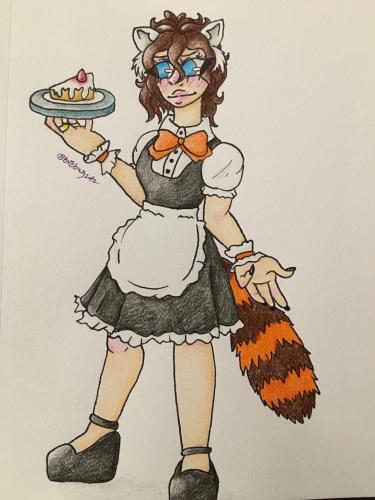 Red Panda Maid