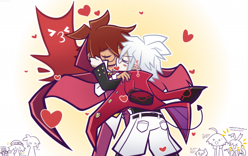 MaoAya smooch (mao x strange klug)