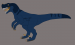 [Art] Blue Dinosaur