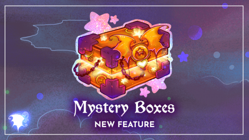 Mystery boxes announcement art