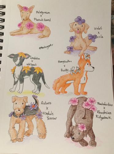 Dogs and Flowers Part Two