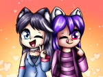 FoxChan and NekoChan the Bestie