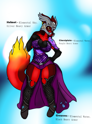 Ember Darkfire Armor Set