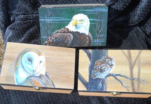 Hand Painted Wooden Boxes