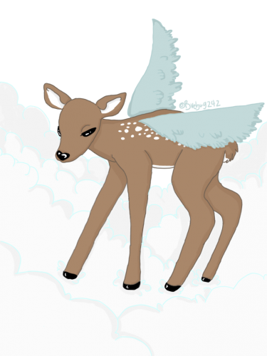 Angel Deer (Without Halo)