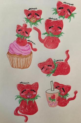 Strawberry Kitty